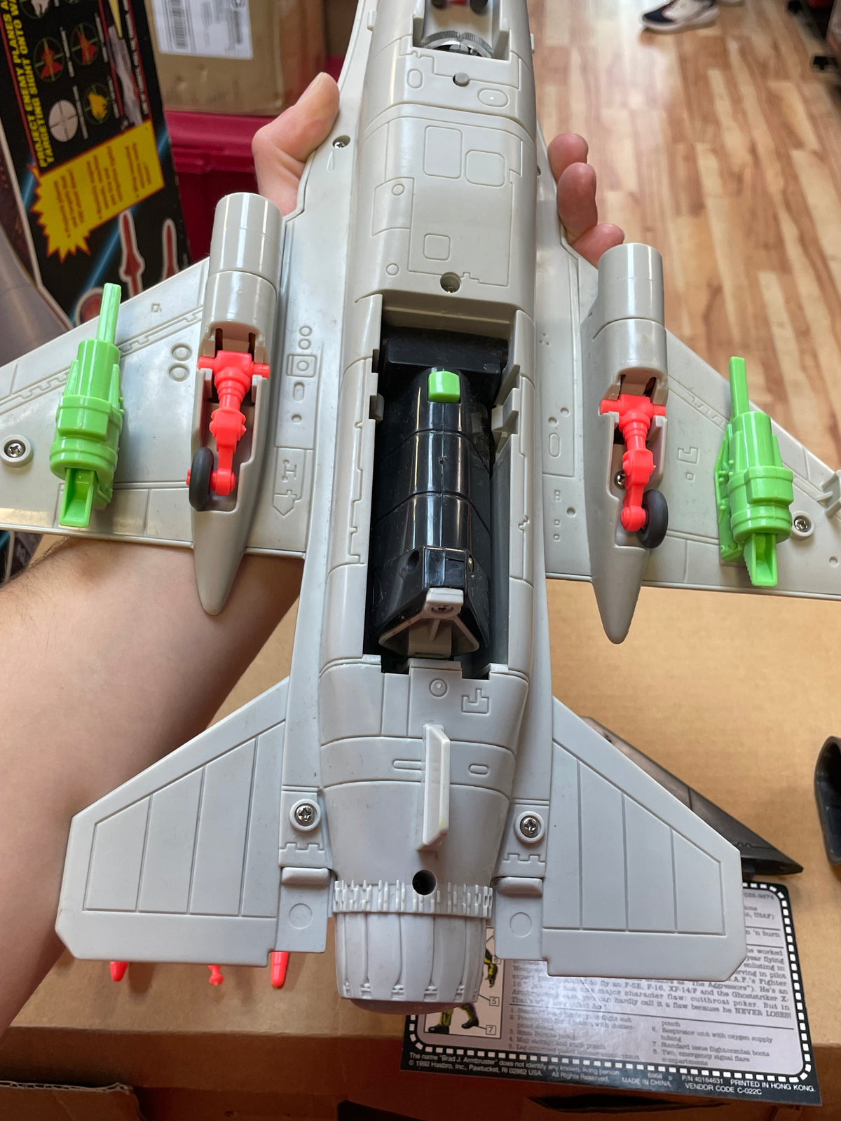 Ghoststriker X-16 with Box (Vintage GI Joe, Hasbro) **COMPLETE** product image 36, provided for visual reference and product