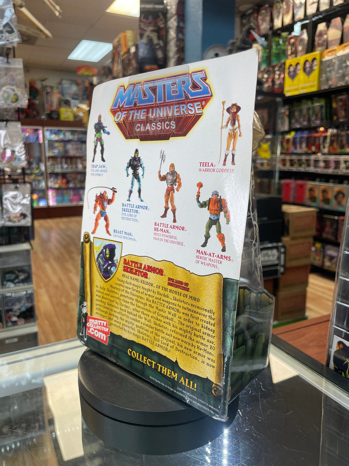 Battle Armor Skeletor (MOTU Classics, Mattel) **SEALED** product image 3, provided for visual reference and product detail
