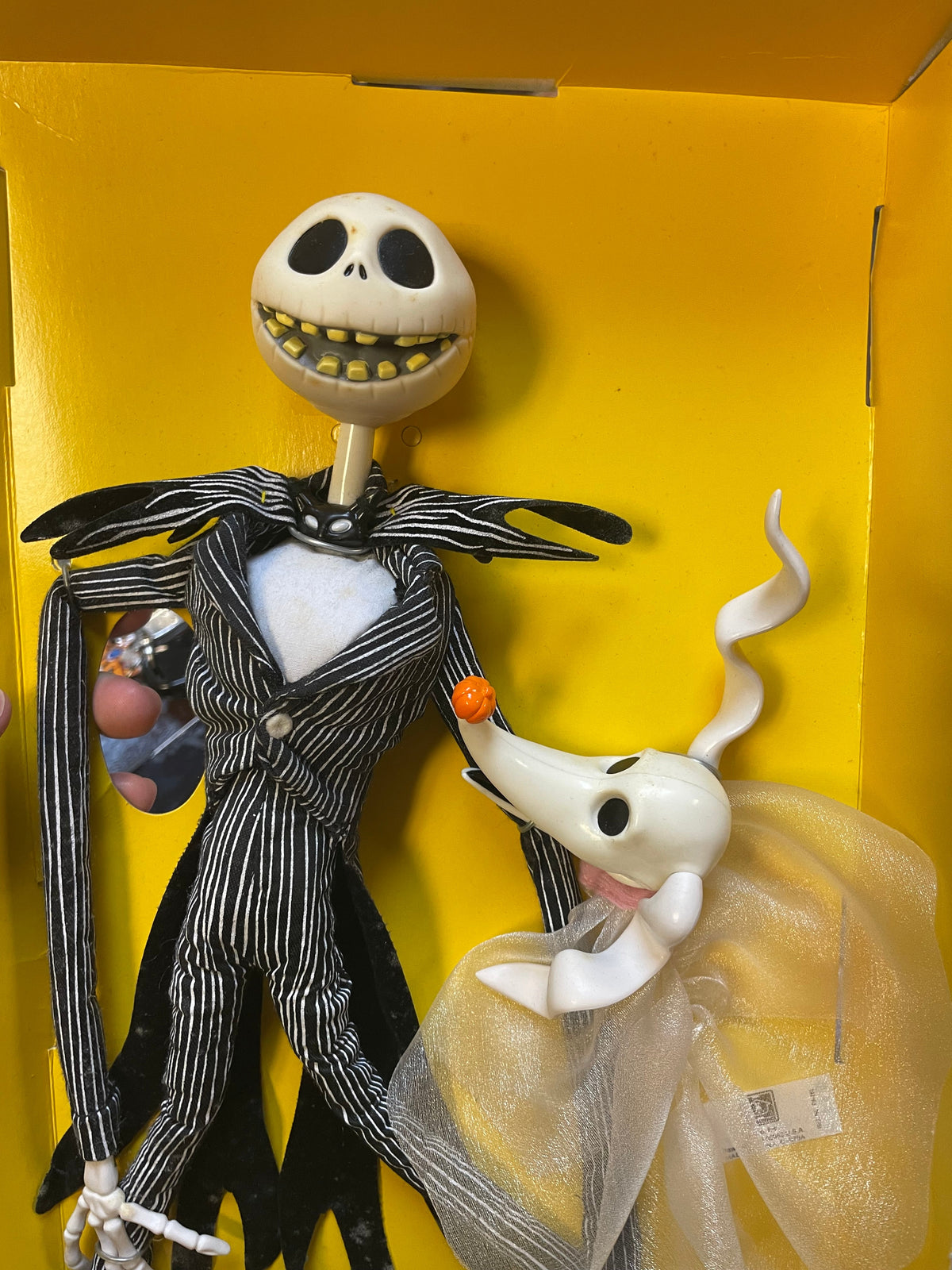 Talking Jack Skellington with Zero (Vintage Nightmare Before Christmas, Hasbro) **SEALED** (Copy) product image 14, provided