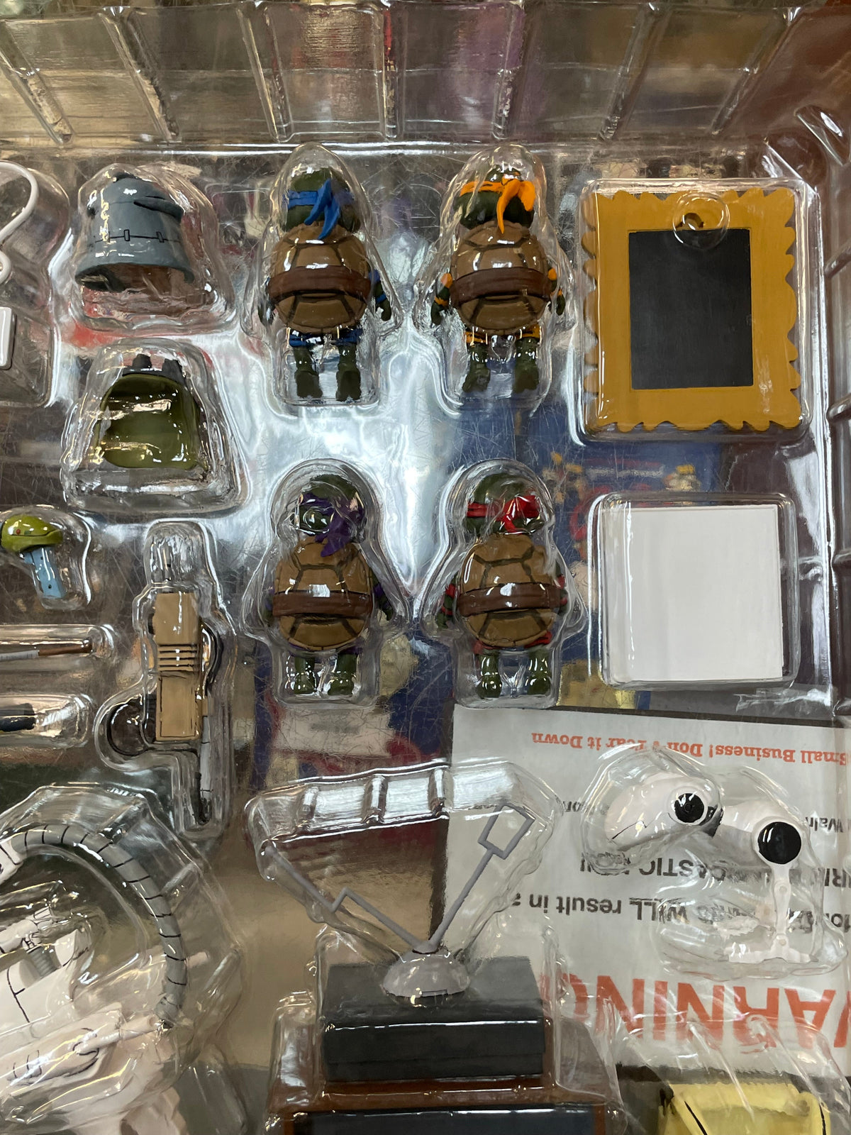 TMNT Baby Turtles Accessory Set (NECA, TMNT Teenage Ninja Turtles) OPEN/COMPLETE product image 16, provided for visual