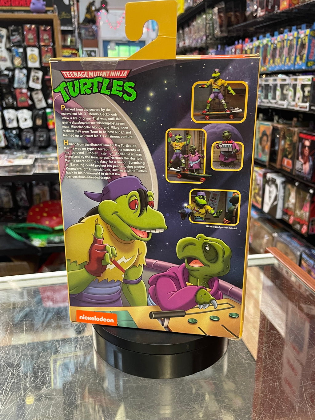 Mondo Gecko (TMNT Teenage Ninja Turtles, NECA) SEALED product image 5, provided for visual reference and product detail
