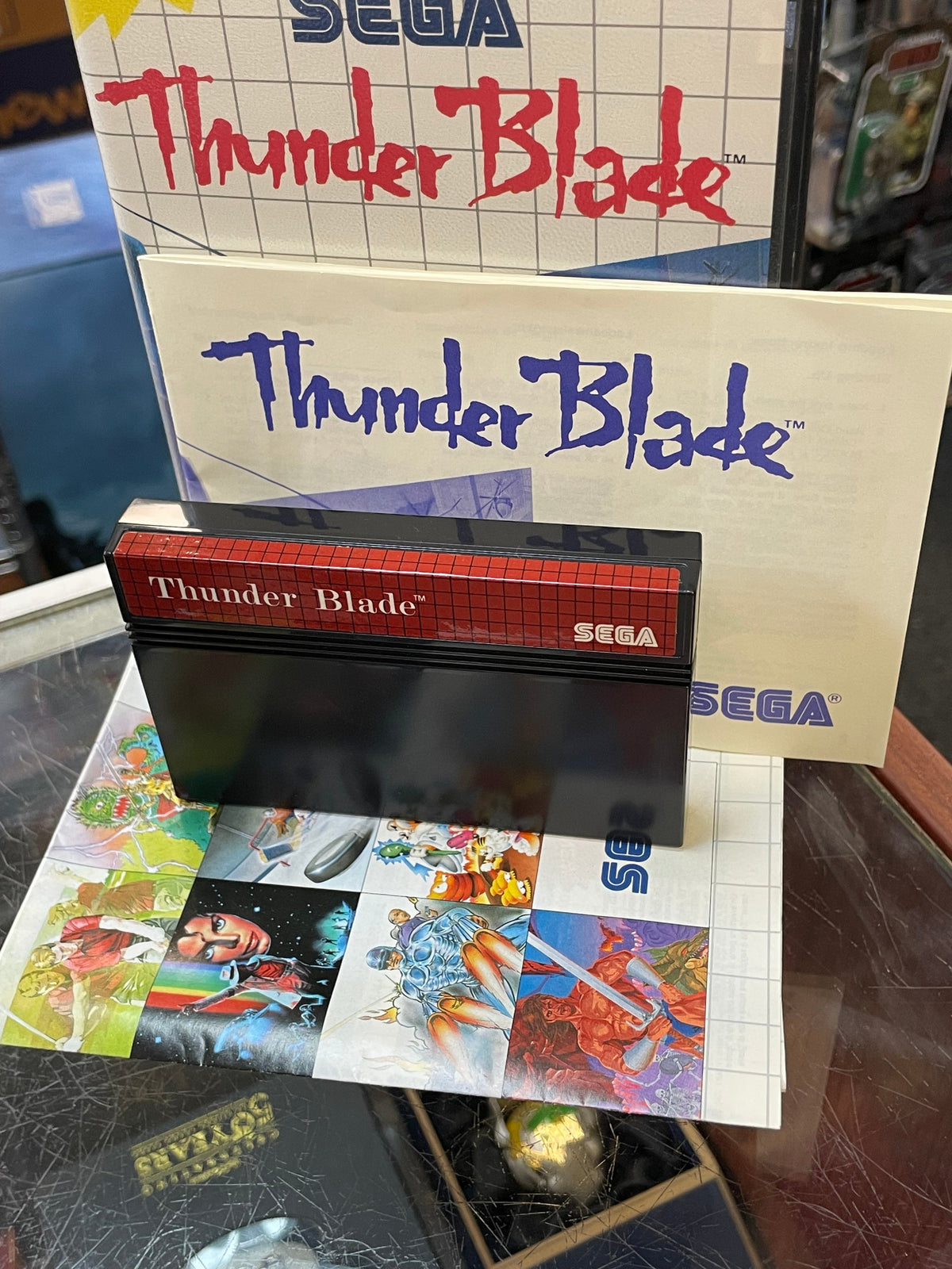 Thunder Blade (SEGA Master System SMS, Video Games) **COMPLETE** product image 9, provided for visual reference and product