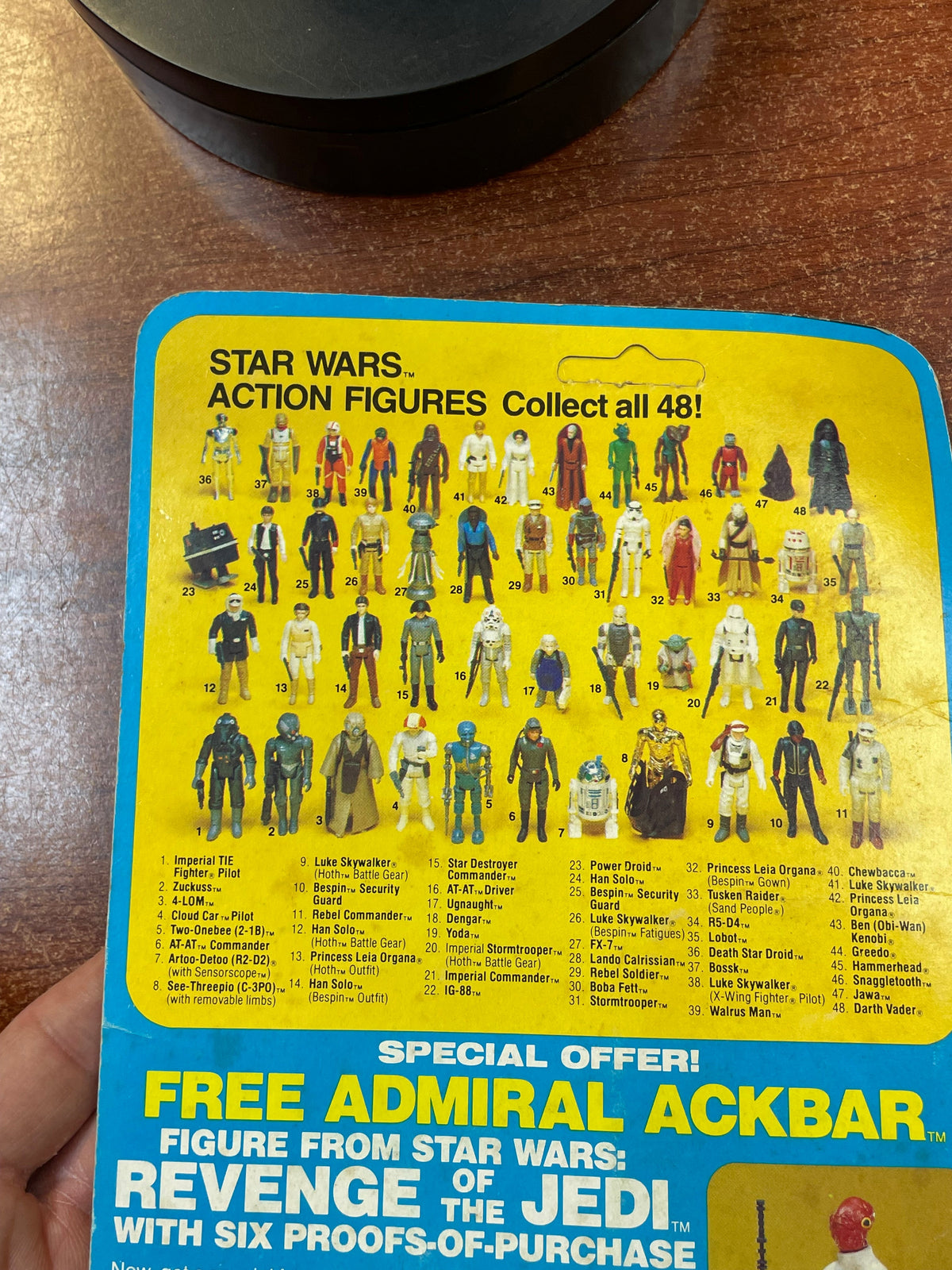 Zuckuss ESB 9507 (Vintage Star Wars, Kenner) **SEALED** product image 24, provided for visual reference and product detail