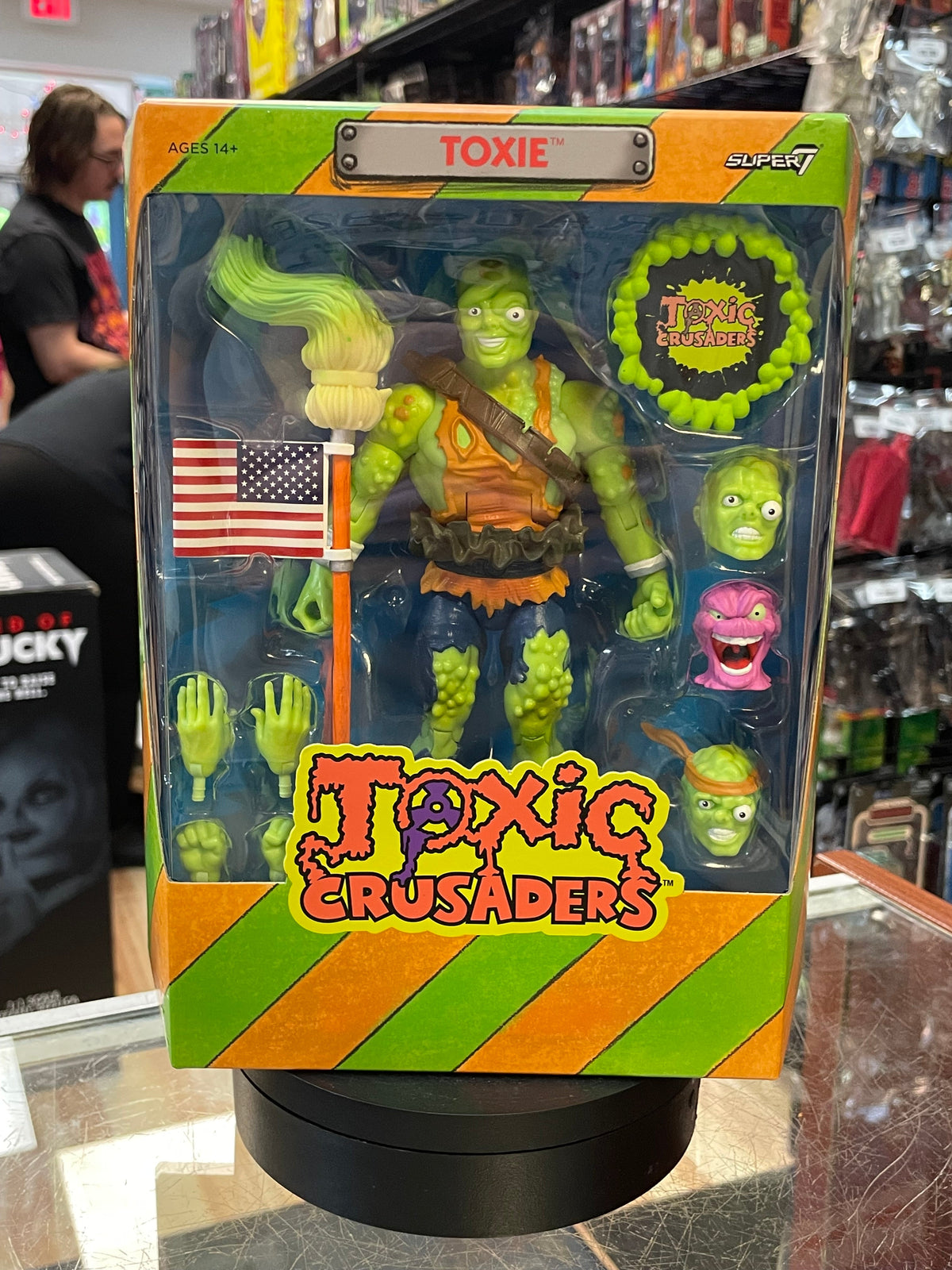 Toxie Ultimates (Toxic Crusaders, Super7) SEALED product image 1, provided for visual reference and product detail review