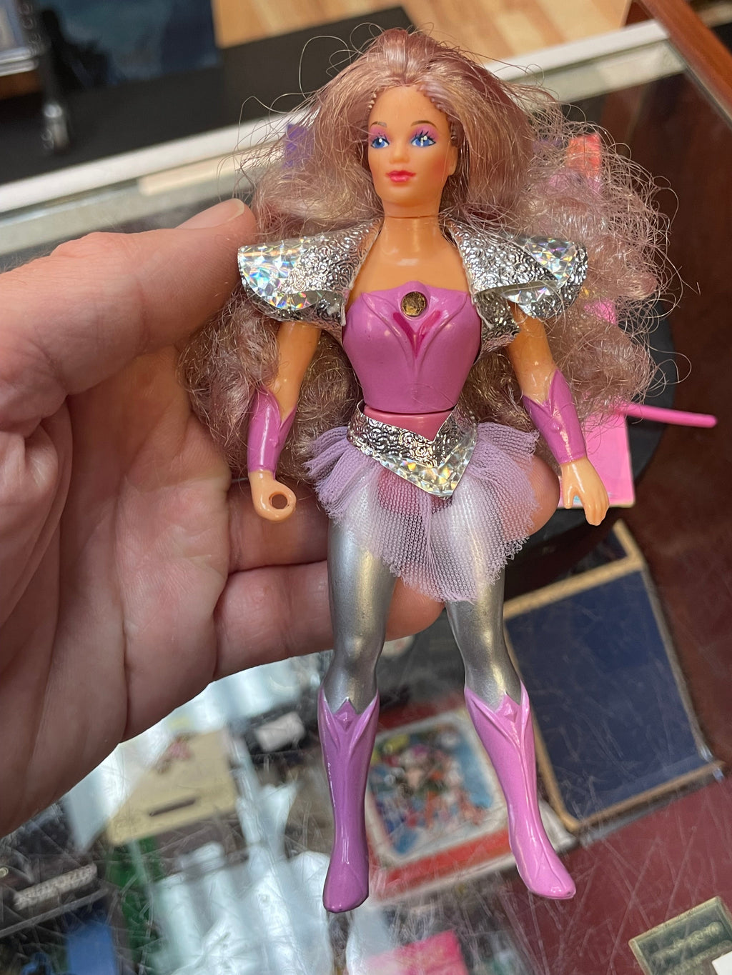 Glimmer with Comic (Vintage She-Ra, Mattel) LOOSE product image 5, provided for visual reference and product detail review