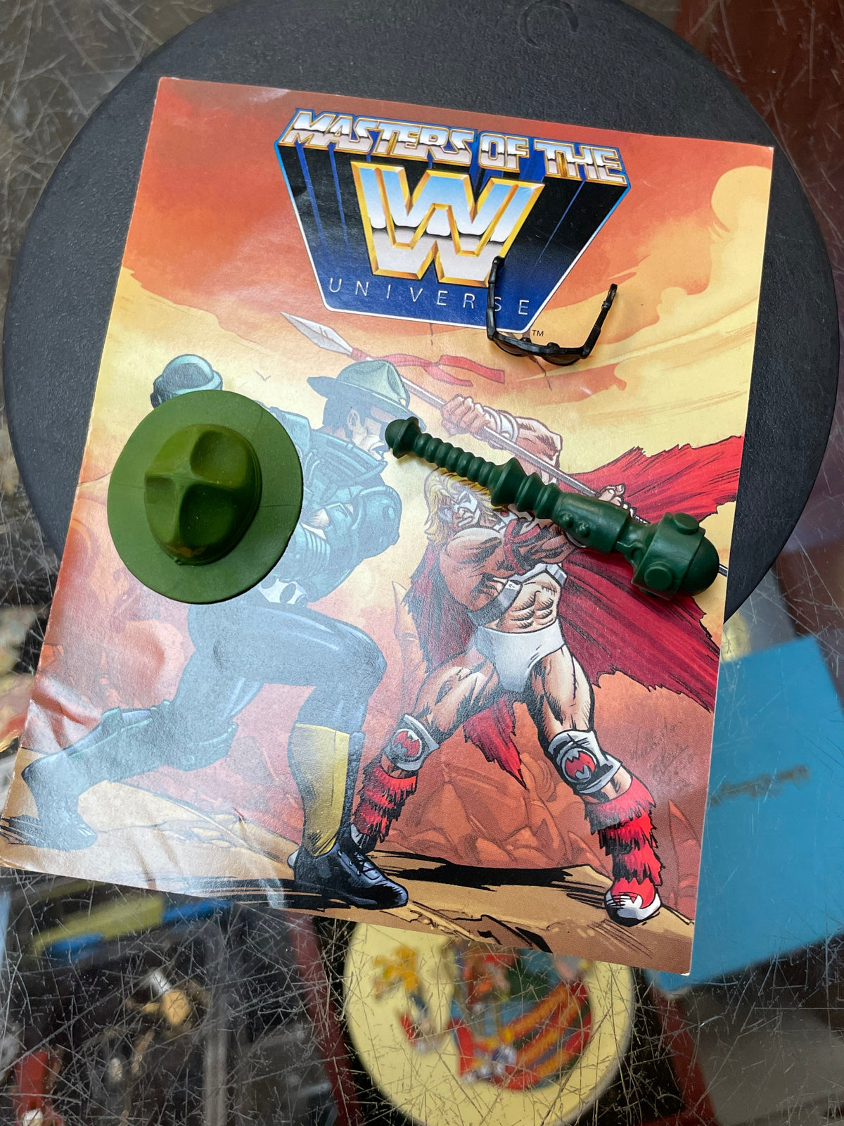 Sgt Slaughter as Man at Arms (WWE MOTU, Mattel) **COMPLETE** product image 8, provided for visual reference and product