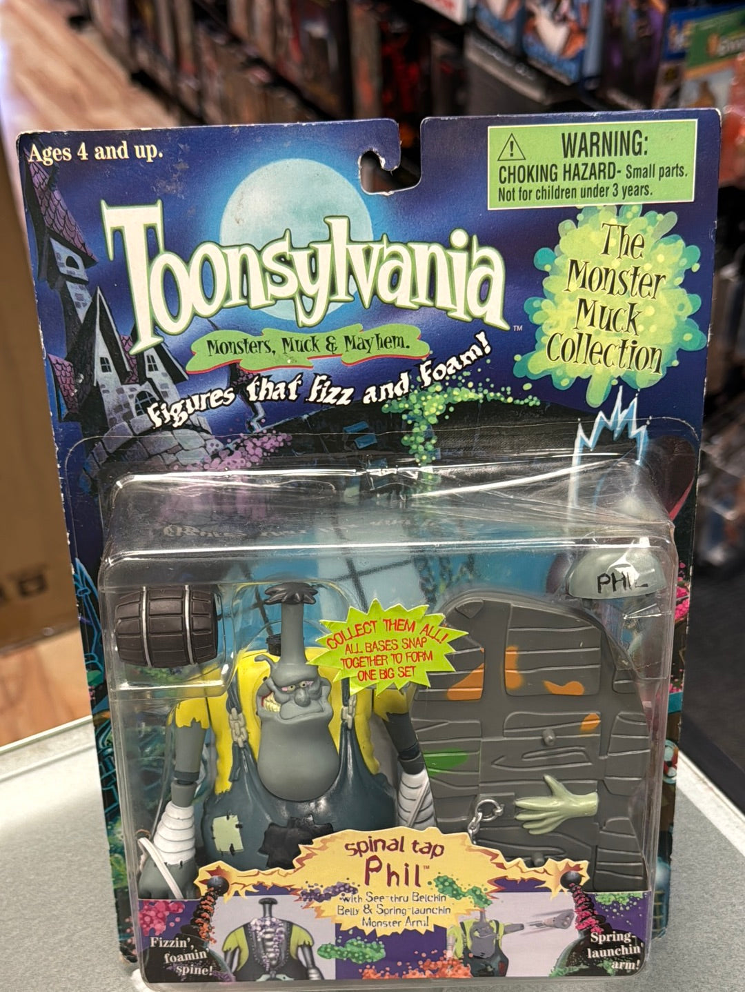 Spinal Tap Phil (Vintage Toonsylvania, Toy Island) SEALED product image 13, provided for visual reference and product detail