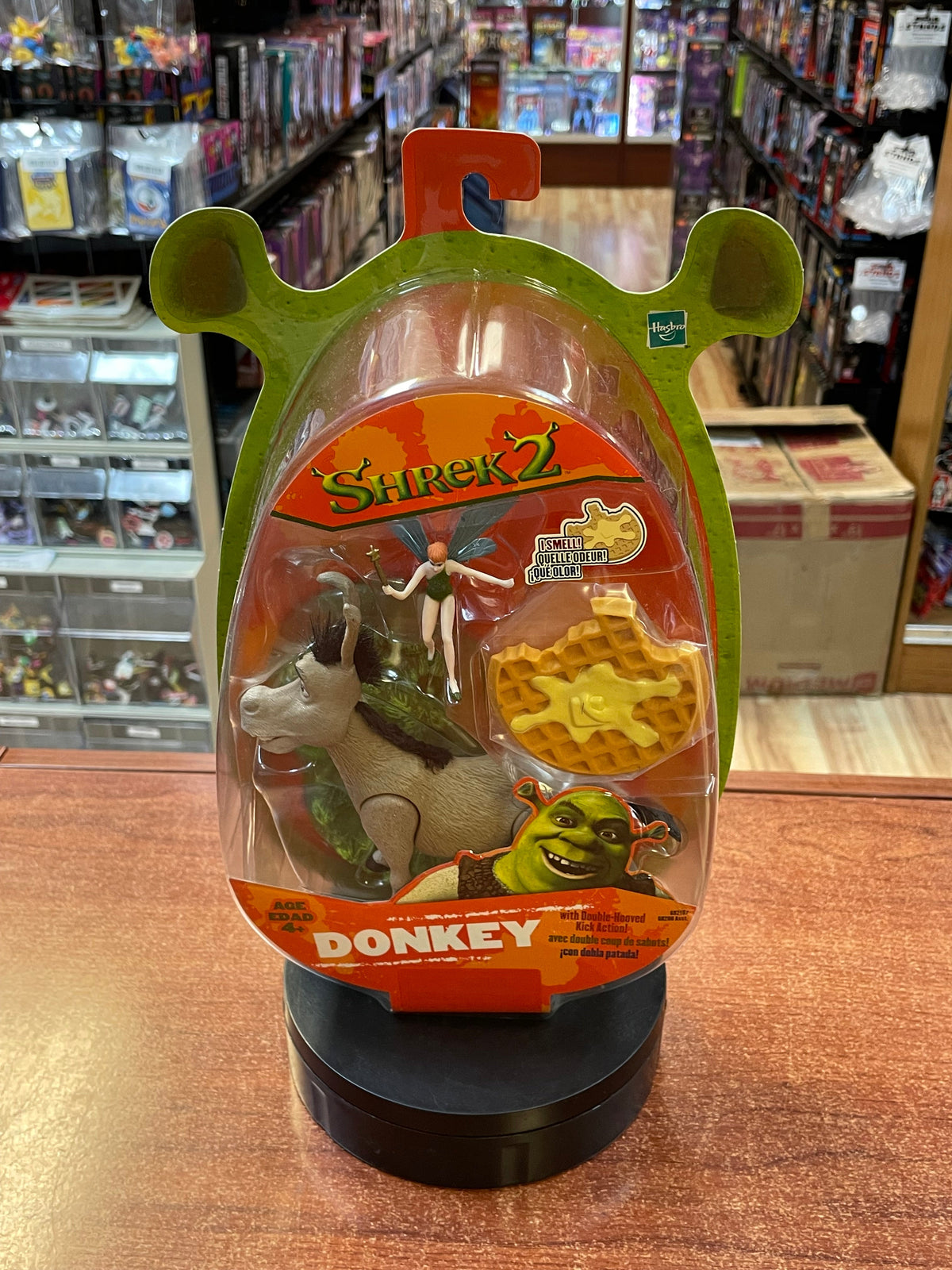 Donkey with Tink (Vintage Shrek 2, Hasbro) **SEALED** product image 2, provided for visual reference and product detail