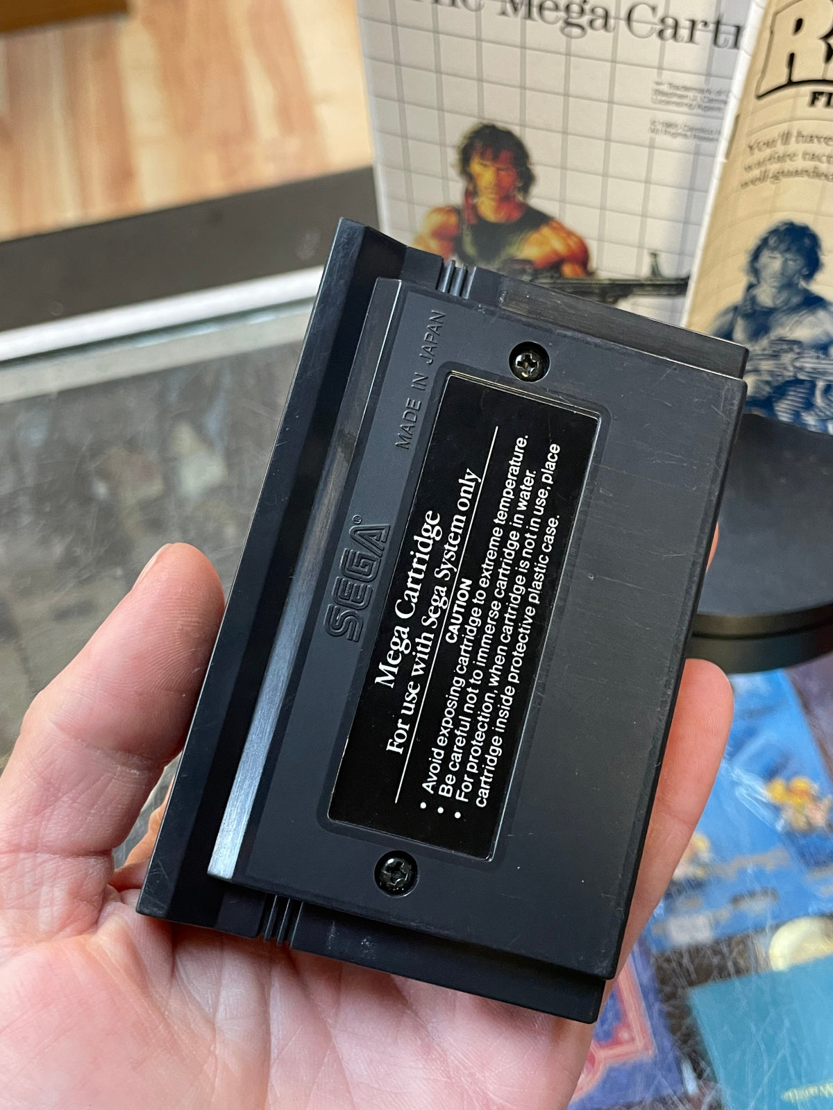 Rambo First Blood Part II 1362 (SEGA Master System SMS, Video Games) **COMPLETE** product image 4, provided for visual