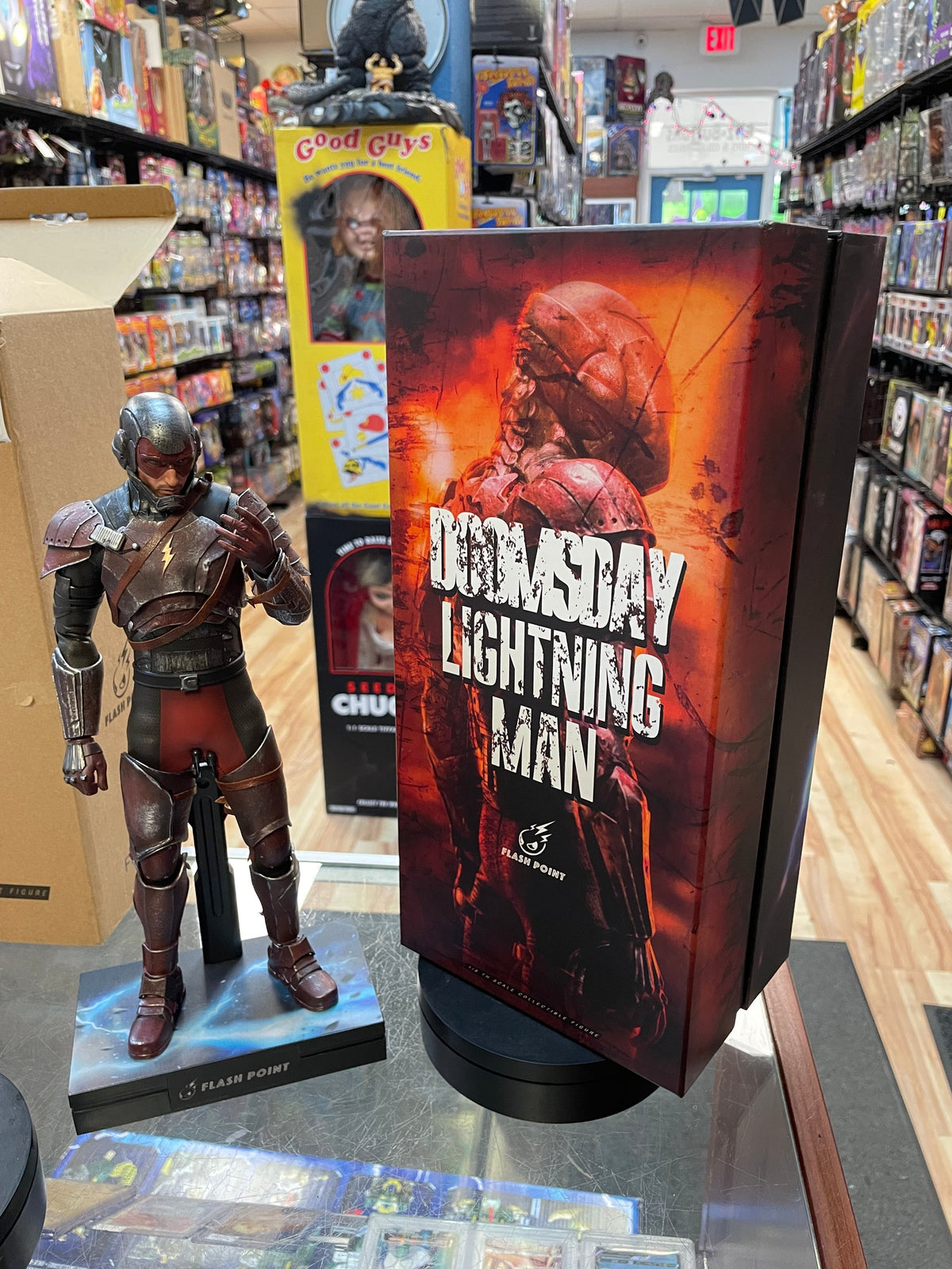DoomsDay Lightning Man FP-22166 1/6 Scale (Flashpoint, Action Figure) COMPLETE product image 20, provided for visual