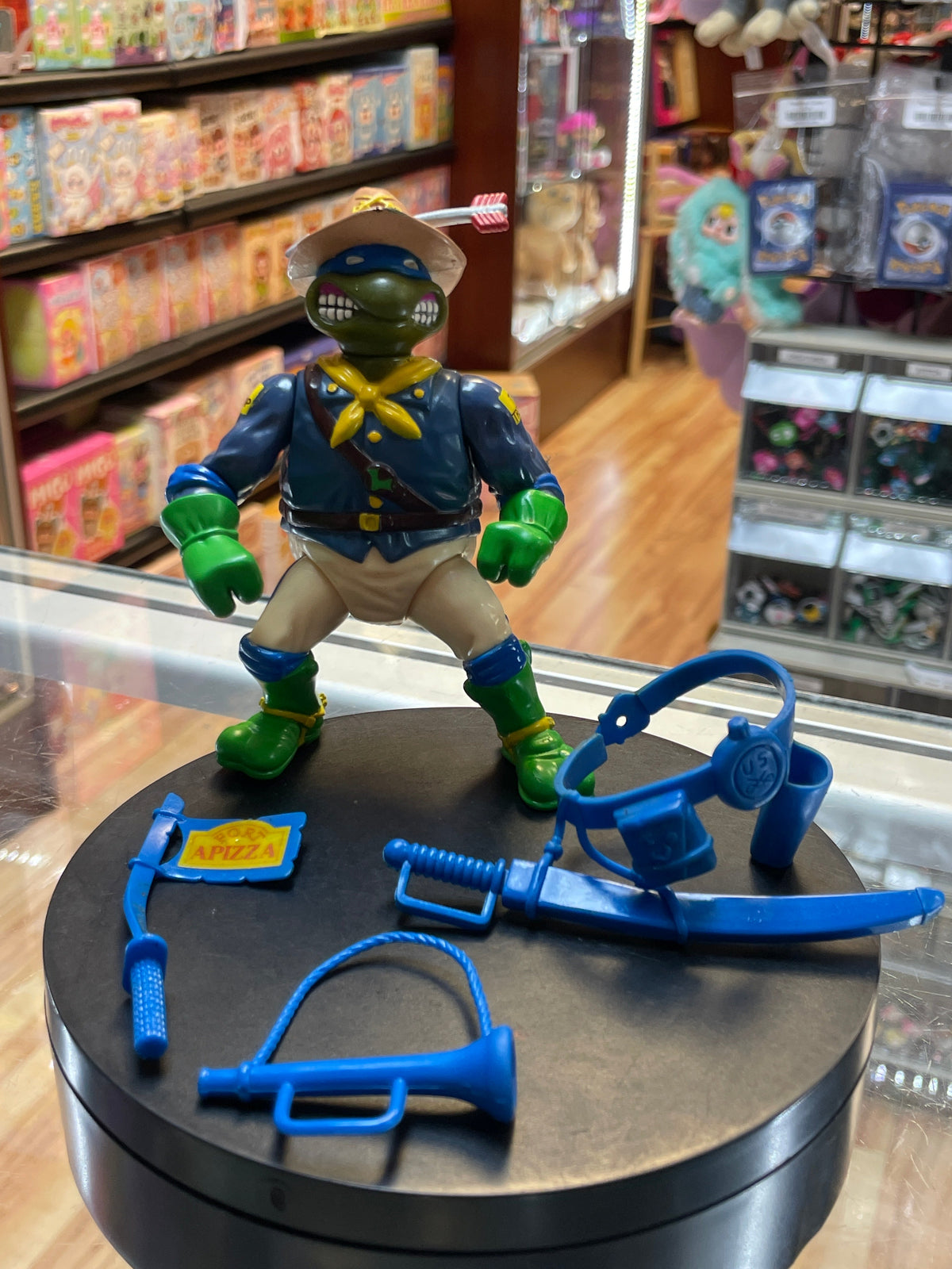 Kookie Kavalry Leonardo (Vintage TMNT Ninja Turtles, Playmates) product image 1, provided for visual reference and product