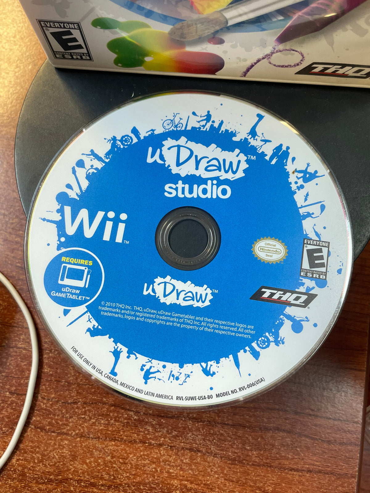 uDraw Game Tablet Studio with Game (Nintendo Wii, Video Games) **TESTED** product image 17, provided for visual reference
