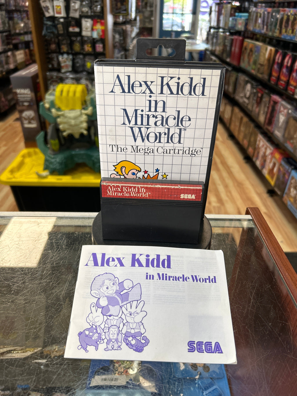 Alex Kidd in Miracle World 0823 (SEGA Master System SMS, Video Games) **COMPLETE** product image 1, provided for visual