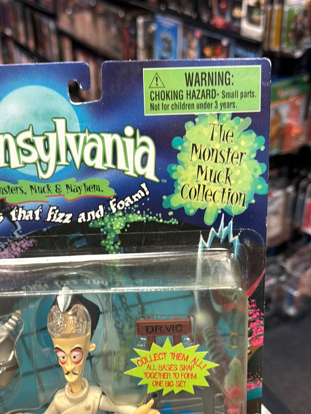 Brain Booster Dr Vic (Vintage Toonsylvania, Toy Island) SEALED product image 3, provided for visual reference and product