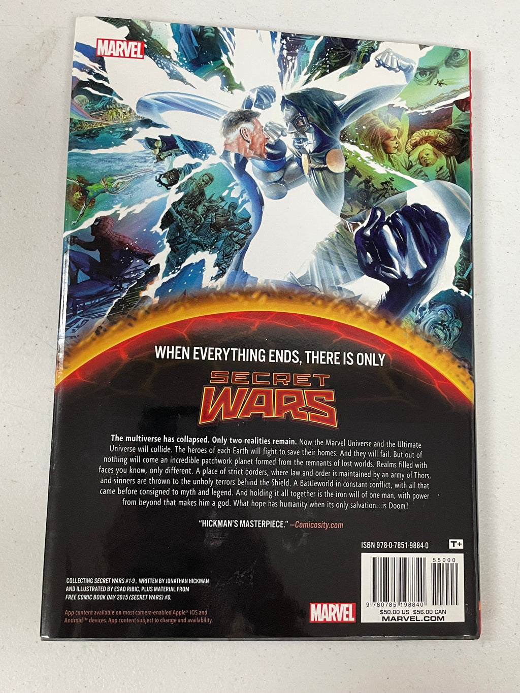 Secret Wars #1-9 (Marvel Trade Hardback) product image 3, provided for visual reference and product detail review