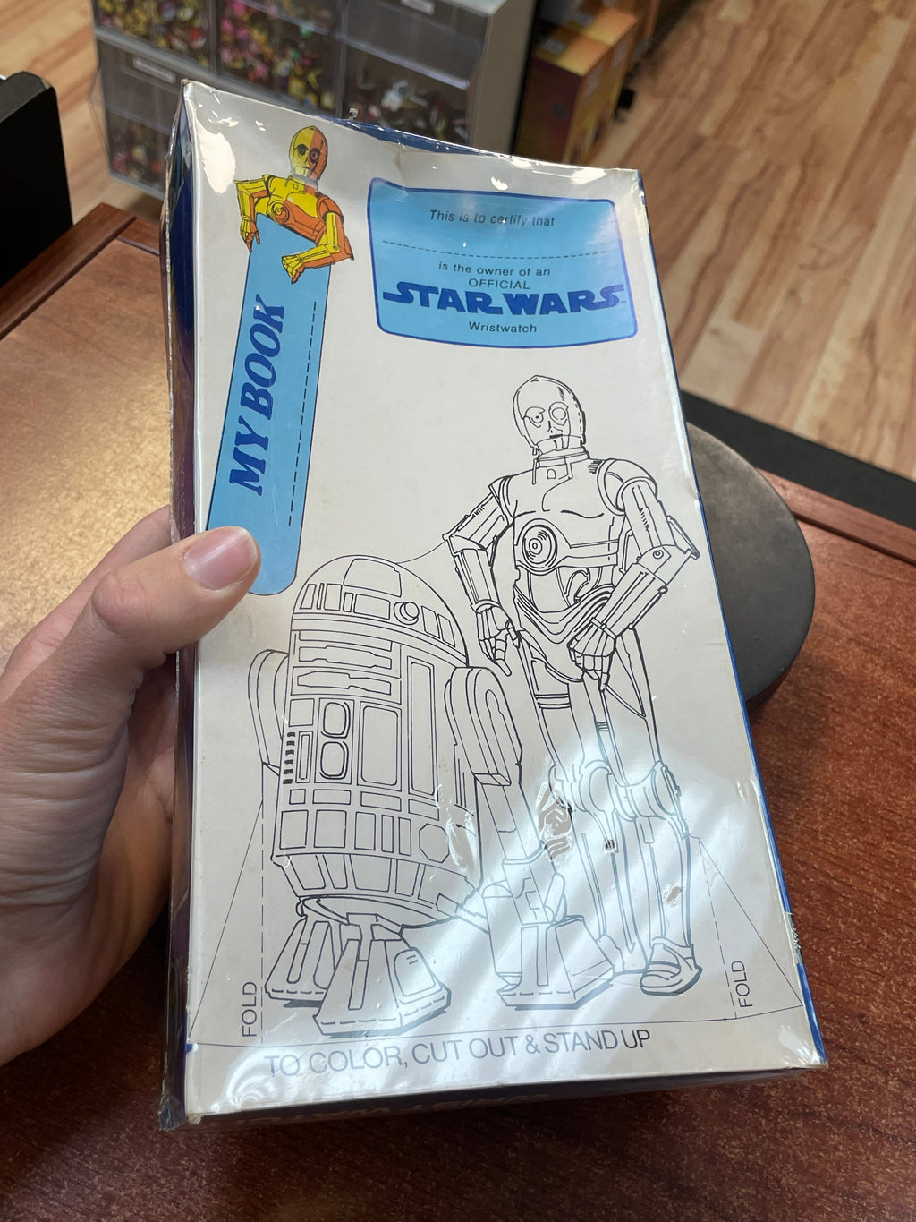 R2-D2 & C-3PO Wrist Watch 1980 (Vintage Star Wars, Bradley Time) **SEALED** product image 11, provided for visual reference
