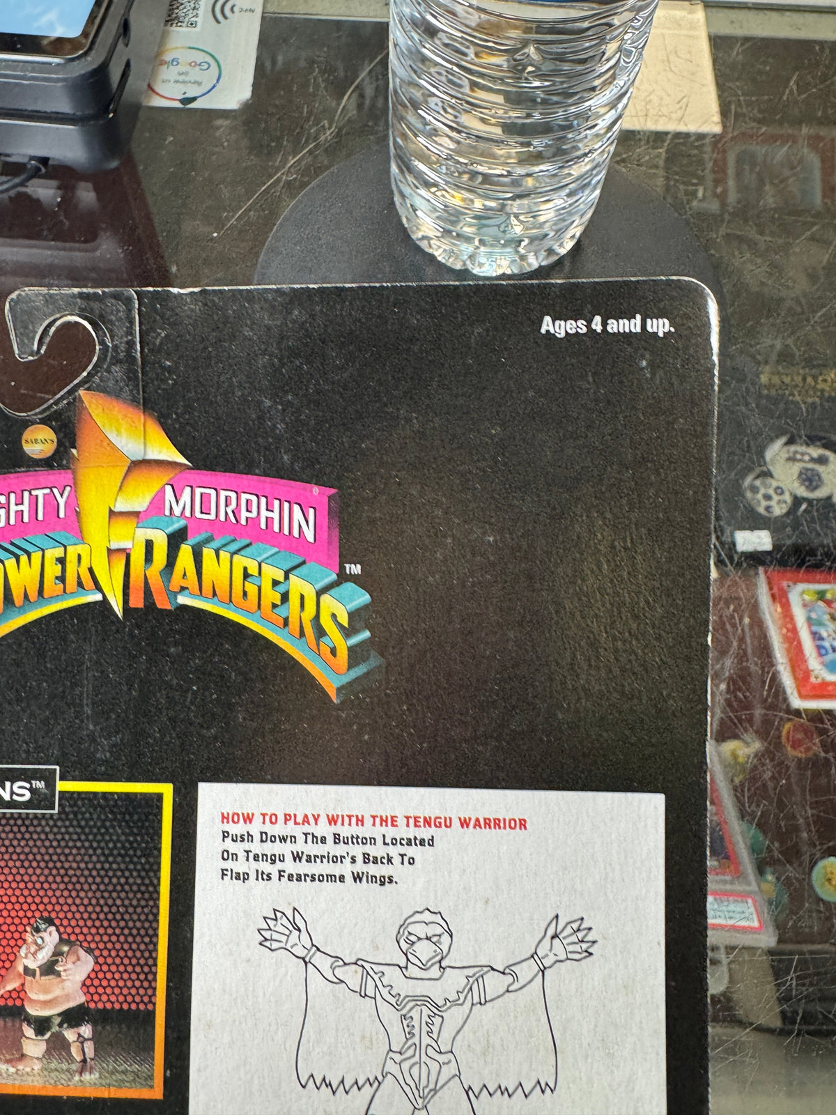 Tengu Warrior Space Alien (Vintage MMPR Power Rangers, Bandai) SEALED product image 20, provided for visual reference and