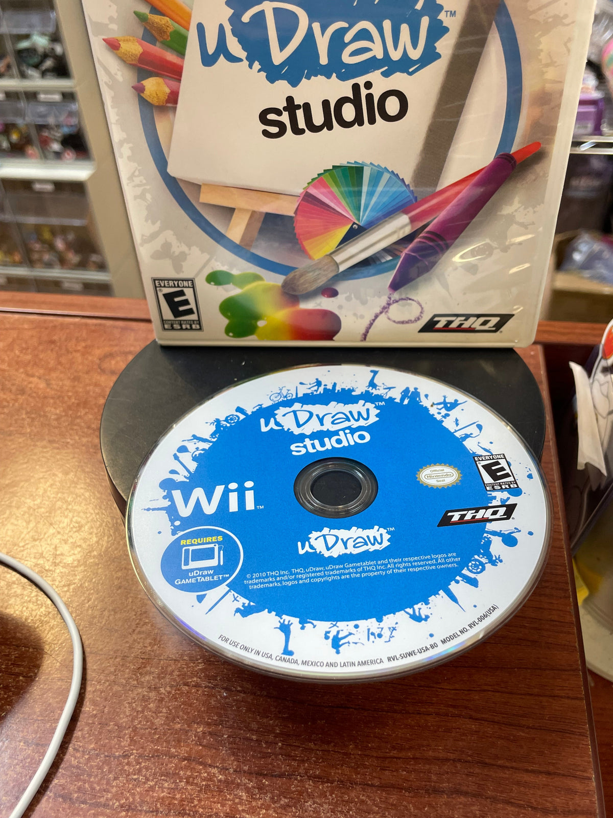 uDraw Game Tablet Studio with Game (Nintendo Wii, Video Games) **TESTED** product image 16, provided for visual reference