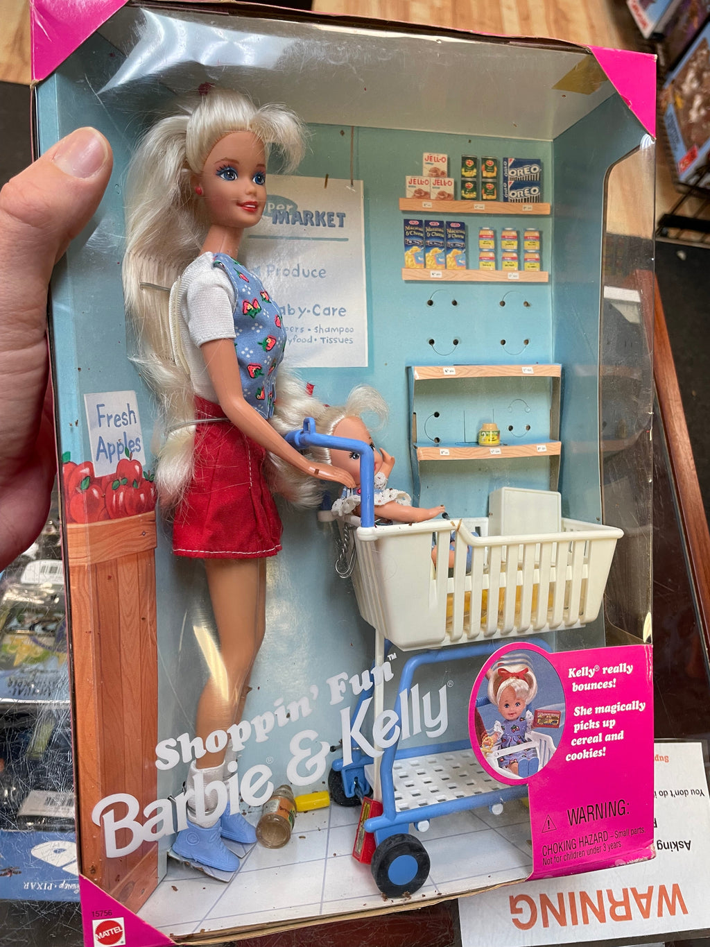 Shoppin Fun Barbie & Kelly #15756 (Vintage Barbie, Mattel) **SEALED** product image 17, provided for visual reference and