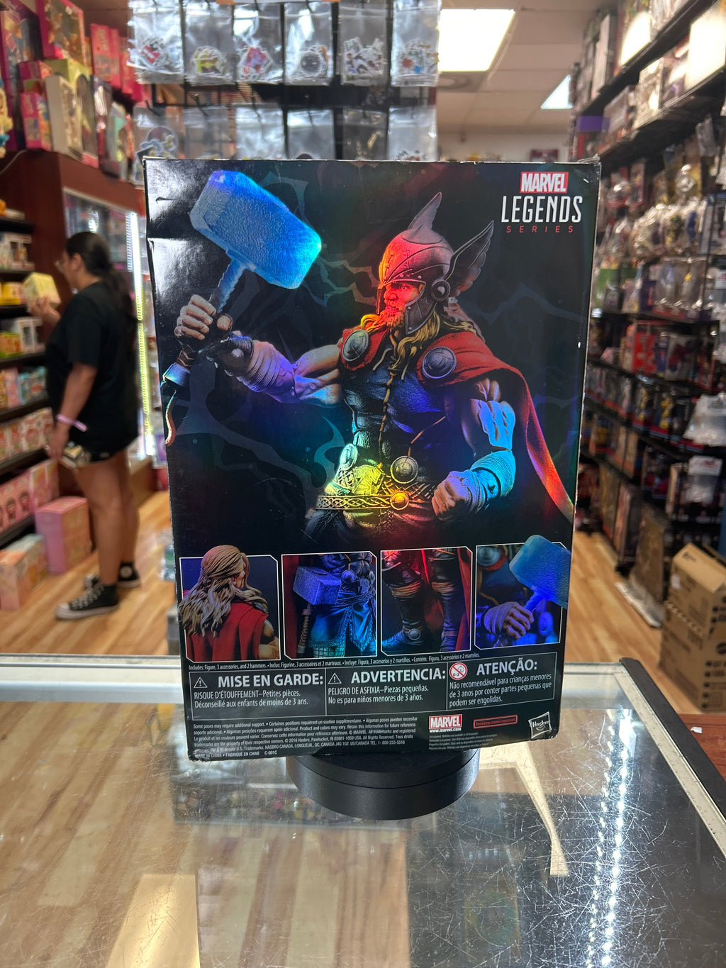 Thor -Deluxe 12"- (Marvel Legends, Hasbro) **COMPLETE** product image 9, provided for visual reference and product detail