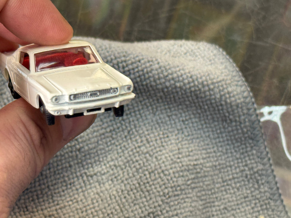 White Ford Mustang 8 Diecast (Vintage Matchbox, Lesney) product image 9, provided for visual reference and product detail