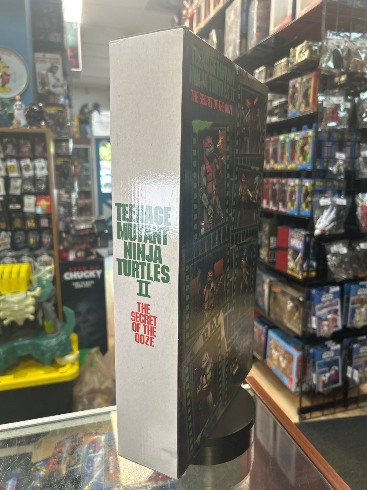 Secret of the Ooze 4 Pack (TMNT Ninja Turtles, NECA) **SEALED** product image 6, provided for visual reference and product