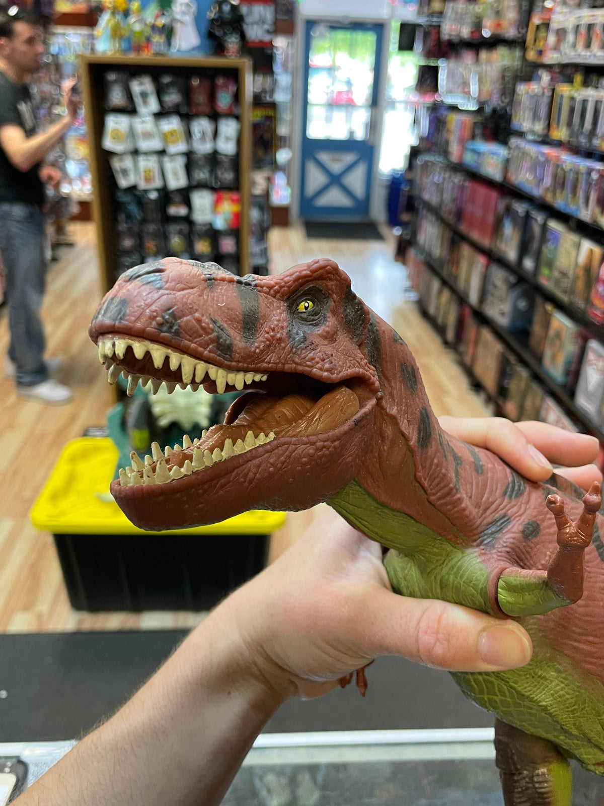 Red Tyrannosaurus Rex JP09 (Vintage Jurassic Park, Kenner) **Untested** product image 16, provided for visual reference and