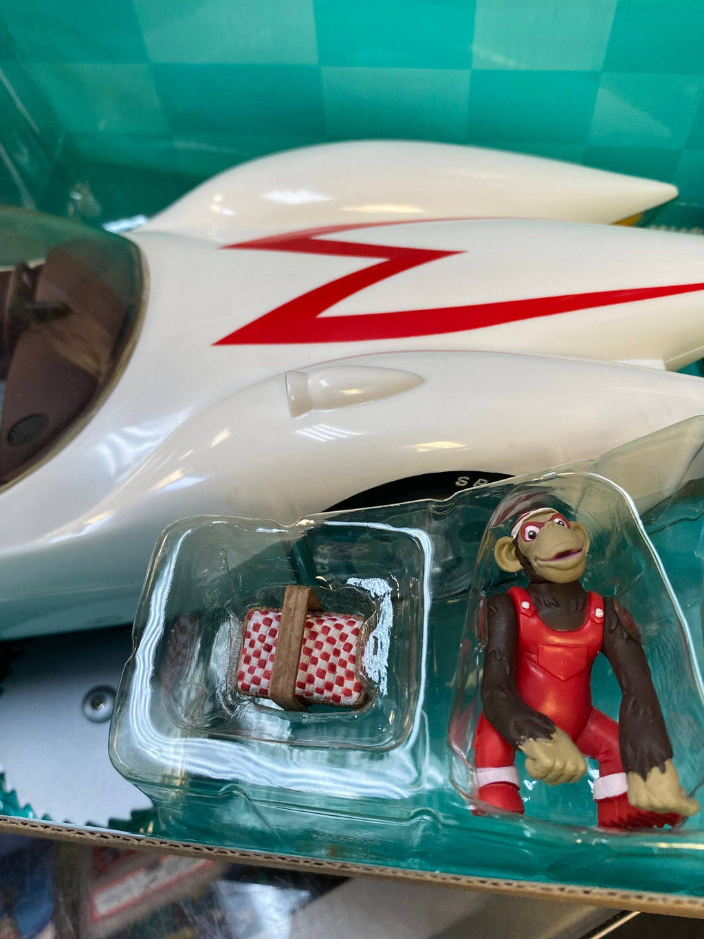 Mach 5 Playset with Spindle Chim Chim (Vintage Speed Racer, Resaurus) NEW product image 4, provided for visual reference and