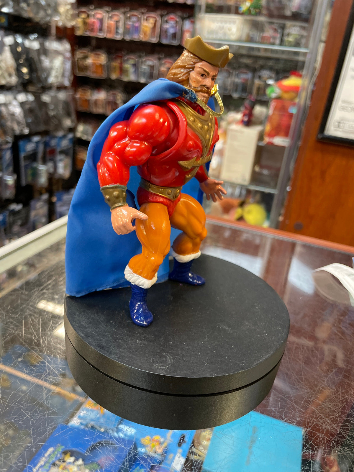 King Randor with Crown & Cape 1270 (Vintage MOTU, Mattel) product image 2, provided for visual reference and product detail