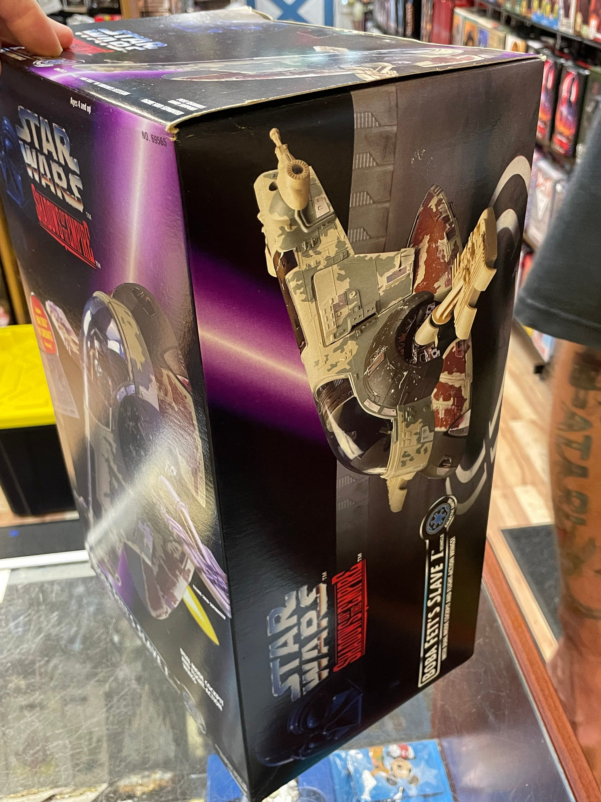 Shadows of the Empire Slave 1(Vintage Star Wars, Hasbro) SEALED product image 7, provided for visual reference and product