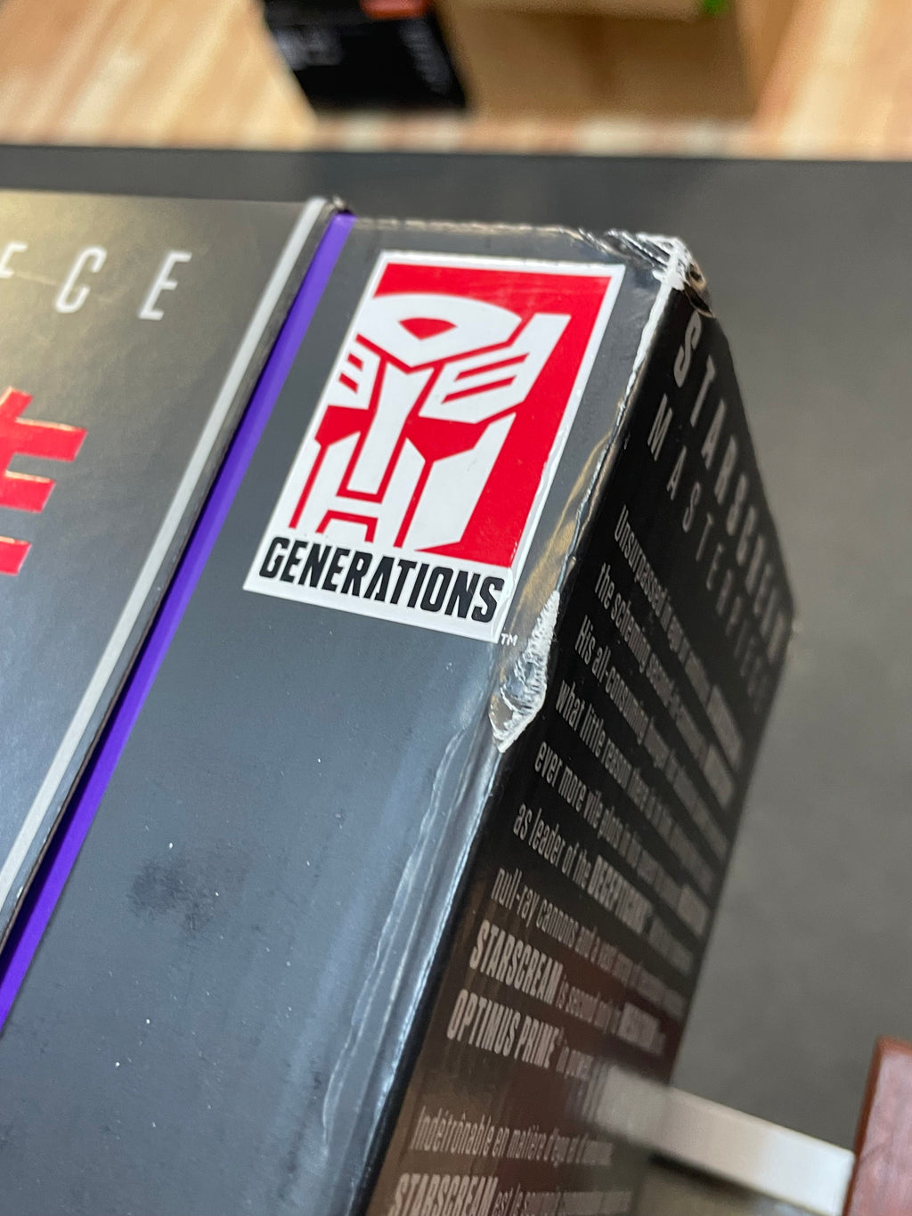 Starscream MP-07 -TRU Exclusive- (Transformers Masterpiece, Hasbro) **SEALED** product image 4, provided for visual