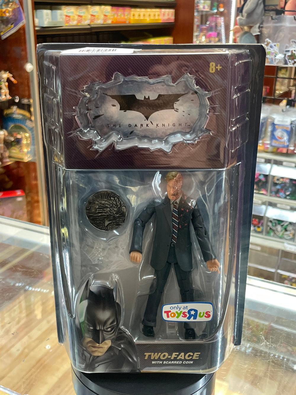 Two-Face -Movie Masters- TRU Exclusive (DC The Dark Knight Trilogy, Mattel) SEALED