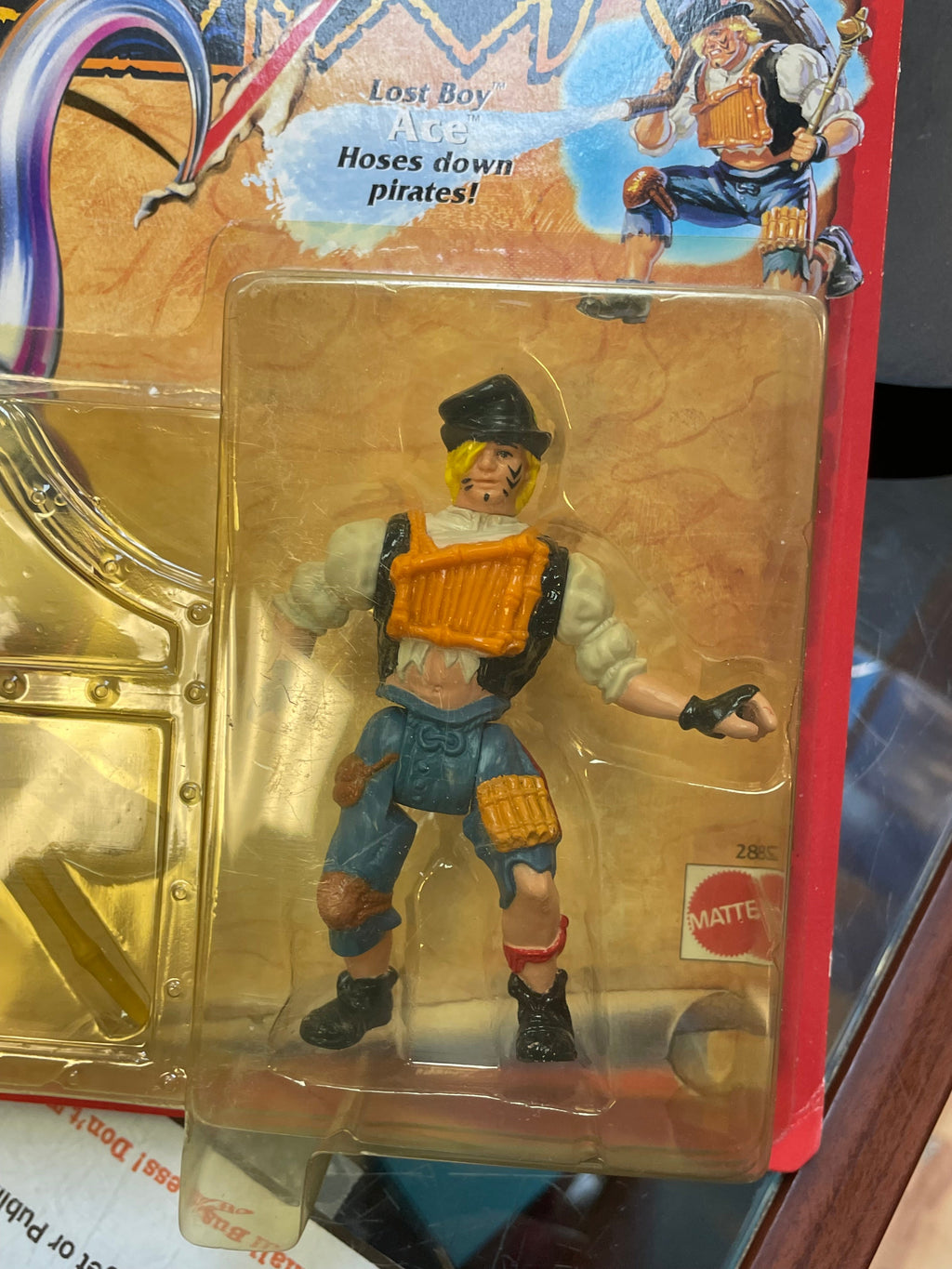 Lost Boy Ace #2817 (Vintage Hook, Mattel) SEALED product image 4, provided for visual reference and product detail review