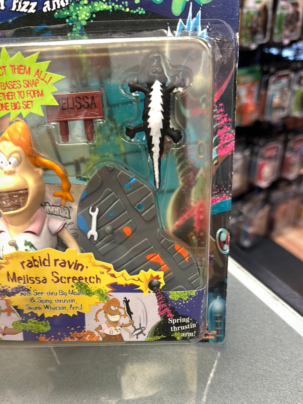 Rabid Ravin Melissa Screetch (Vintage Toonsylvania, Toy Island) SEALED product image 4, provided for visual reference and