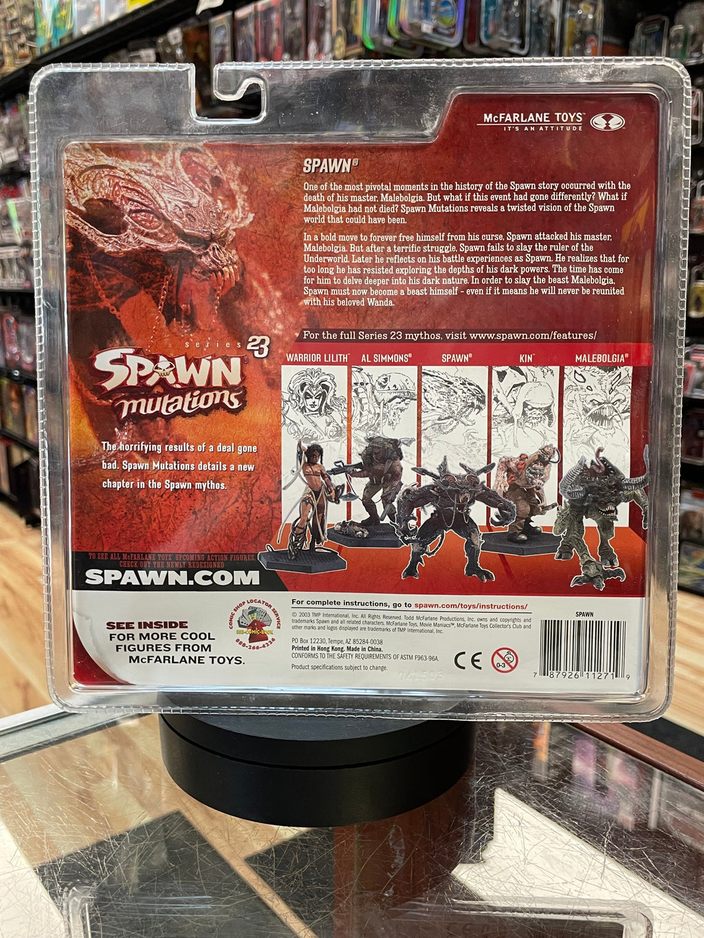 Spawn (Vintage Spawn Mutations, McFarlane) SEALED product image 4, provided for visual reference and product detail review
