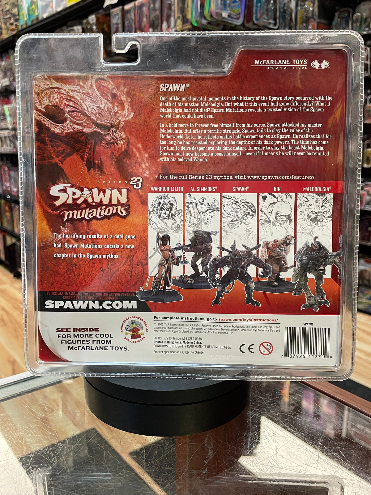 Spawn (Vintage Spawn Mutations, McFarlane) SEALED product image 4, provided for visual reference and product detail review
