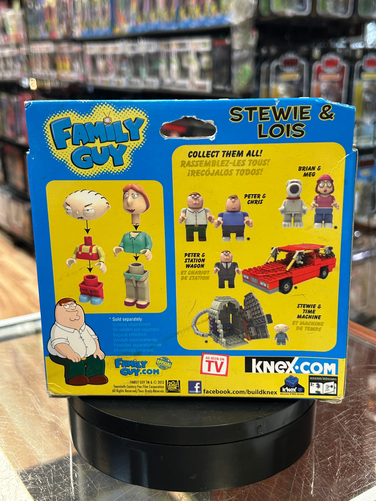 Stewie & Lois (Family Guy, K'Nex) SEALED product image 4, provided for visual reference and product detail review