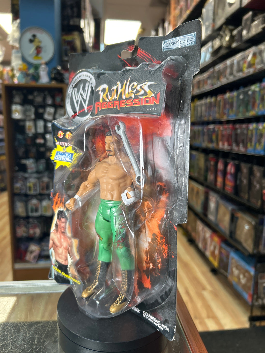 Eddie Guerrero -Ruthless Aggression- (Vintage WWE, Jakks) **SEALED** product image 5, provided for visual reference and