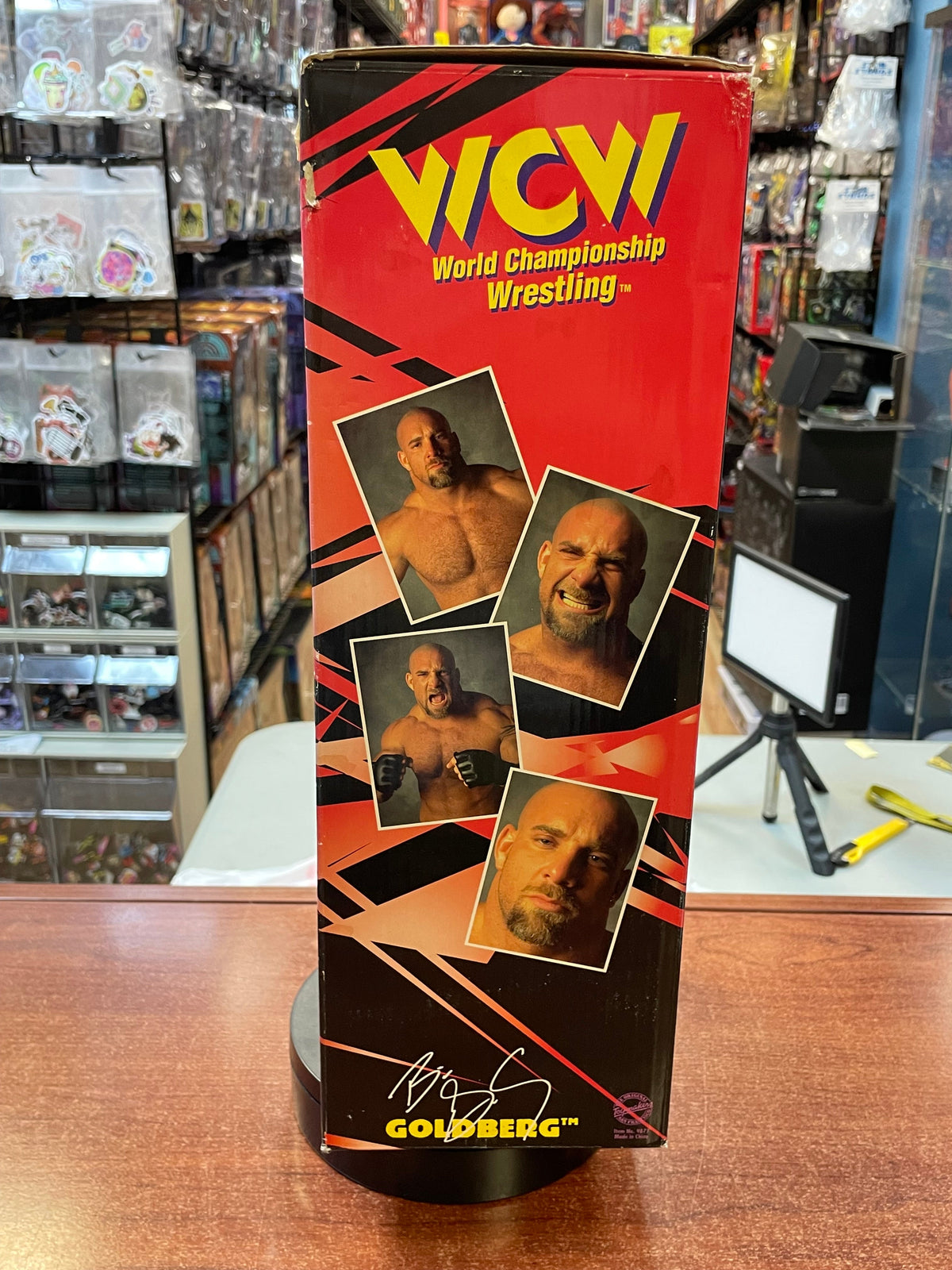 Bill Goldberg 12" Posable Figure (Vintage WCW WWF, OSFTM) Open Box product image 2, provided for visual reference and