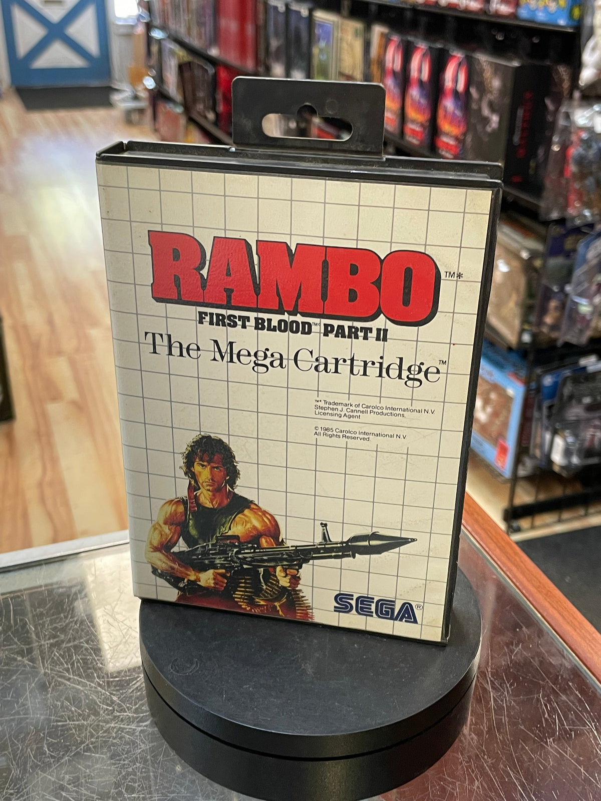 Rambo First Blood Part II 1362 (SEGA Master System SMS, Video Games) **COMPLETE** product image 6, provided for visual