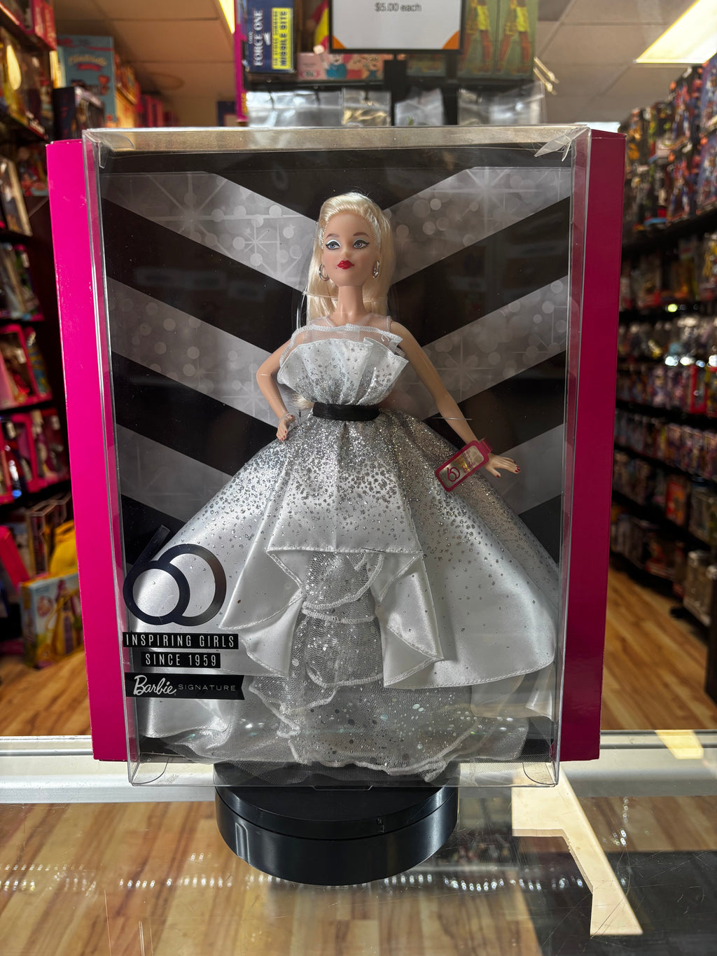Barbie 60 Inspiring Girls Since 1959 #FXD88 (Barbie, Mattel) **Sealed** product image 1, provided for visual reference and
