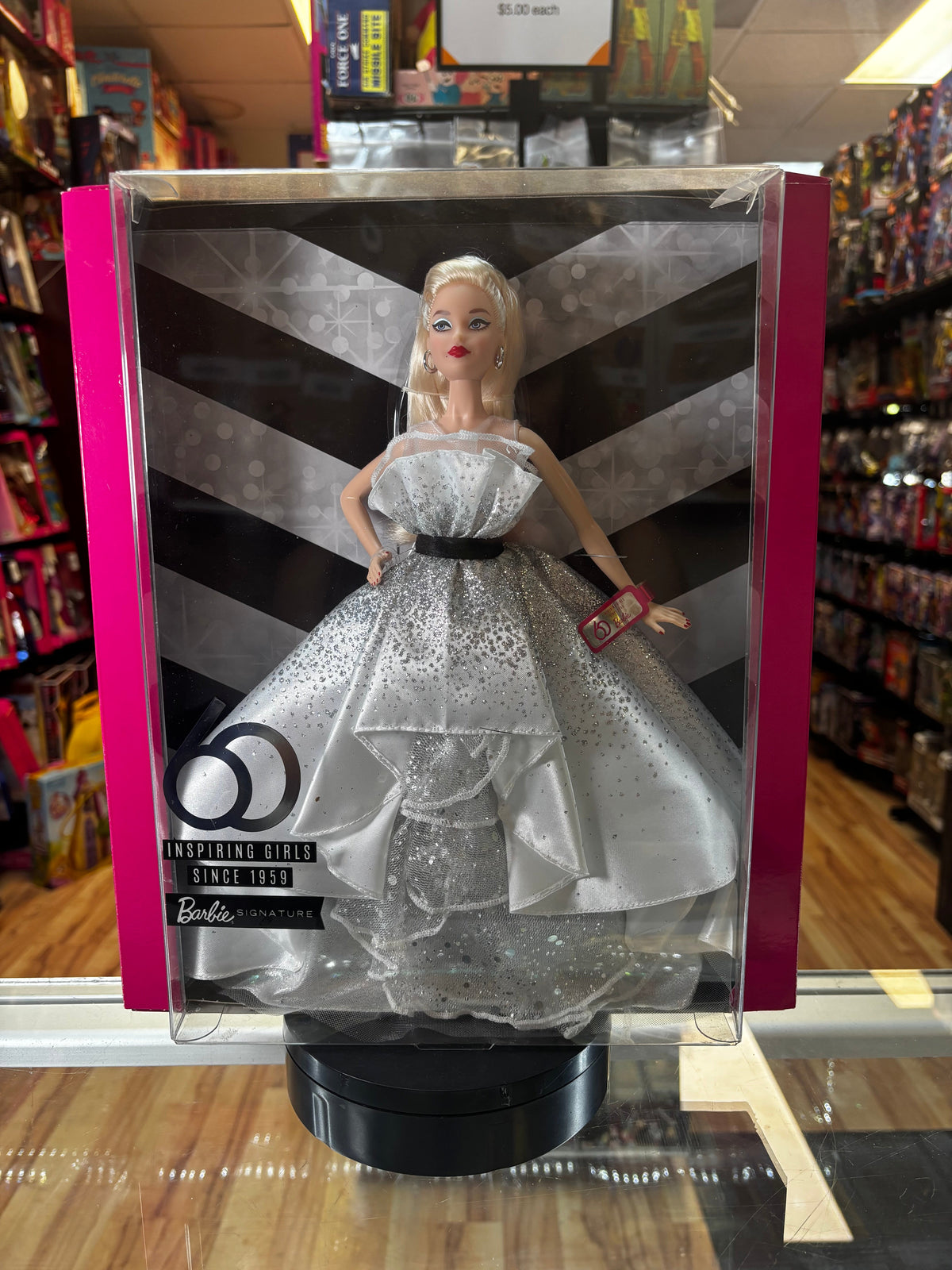 Barbie 60 Inspiring Girls Since 1959 #FXD88 (Barbie, Mattel) **Sealed** product image 1, provided for visual reference and