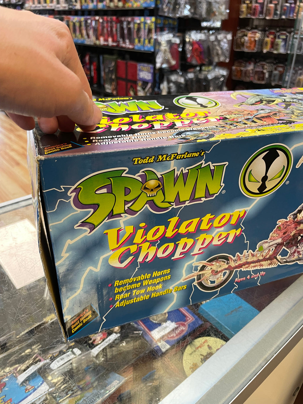 Violator Chopper (Vintage Spawn, McFarlane Toys) NEW/OPEN BOX product image 19, provided for visual reference and product