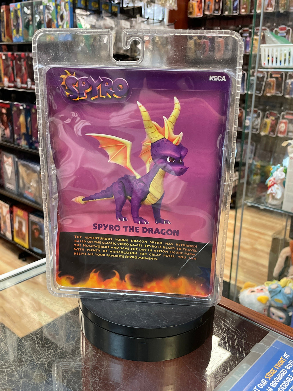 Spyro The Dragon (Spyro, Neca) SEALED product image 2, provided for visual reference and product detail review
