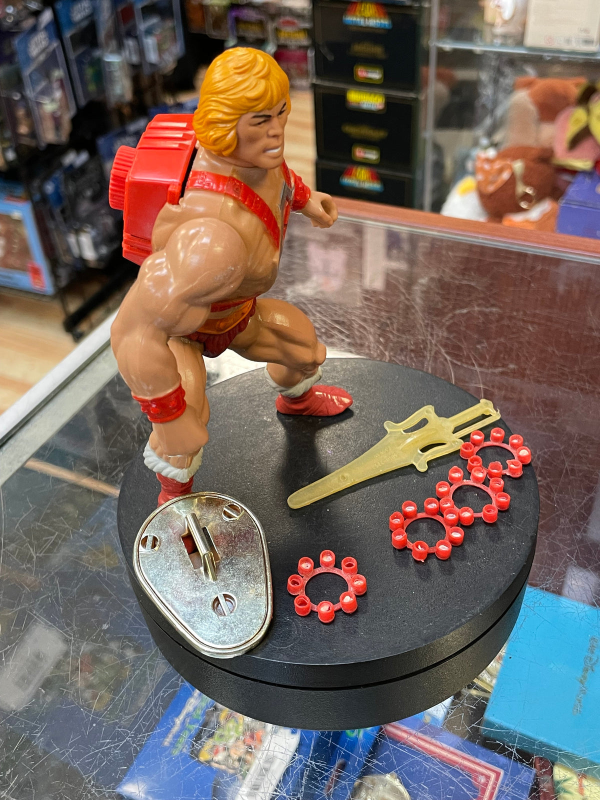 Thunder Punch He-Man 1273 (Vintage MOTU, Mattel) **COMPLETE** product image 2, provided for visual reference and product