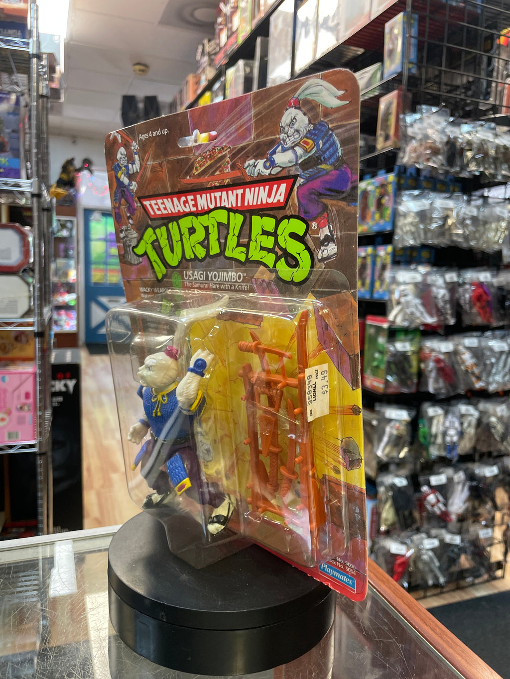 Usagi Yojimbo -19 Back- (Vintage TMNT Ninja Turtles, Playmates) **SEALED** product image 6, provided for visual reference