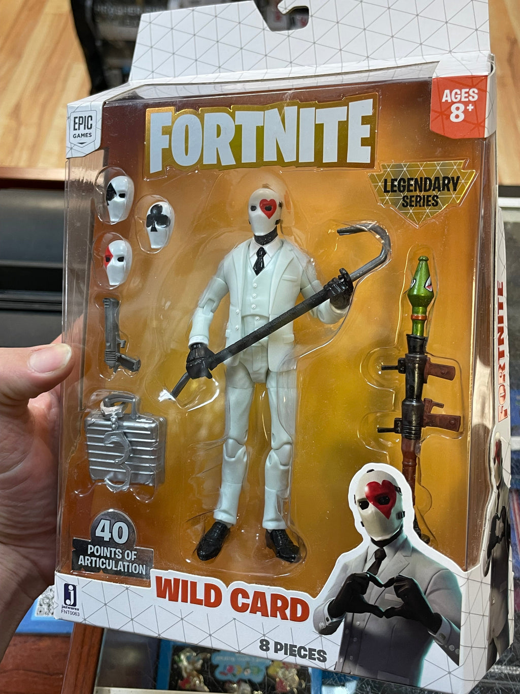 Wild Card (Fortnite, Epic Games, Jazwares) SEALED product image 3, provided for visual reference and product detail review