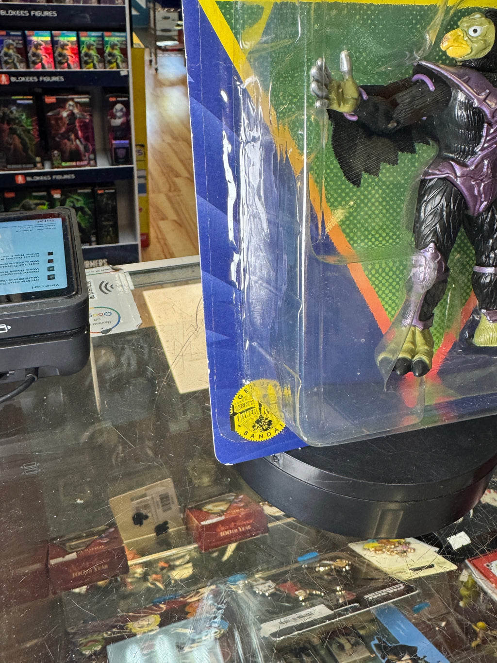 Tengu Warrior Space Alien (Vintage MMPR Power Rangers, Bandai) SEALED product image 6, provided for visual reference and