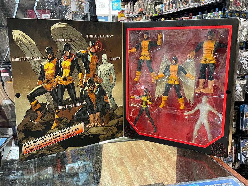 All New X-Men 5 Pack (Marvel Legends, Hasbro) COMPLETE product image 1, provided for visual reference and product detail