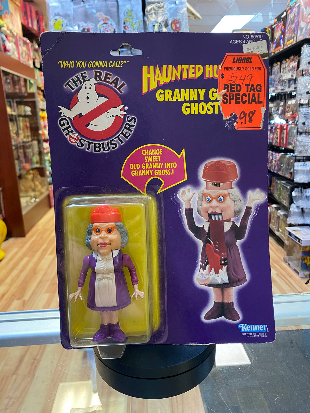 Granny Gross Ghost (Vintage Ghostbusters, Kenner) SEALED product image 1, provided for visual reference and product detail